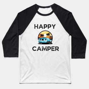 Happy Camper Baseball T-Shirt